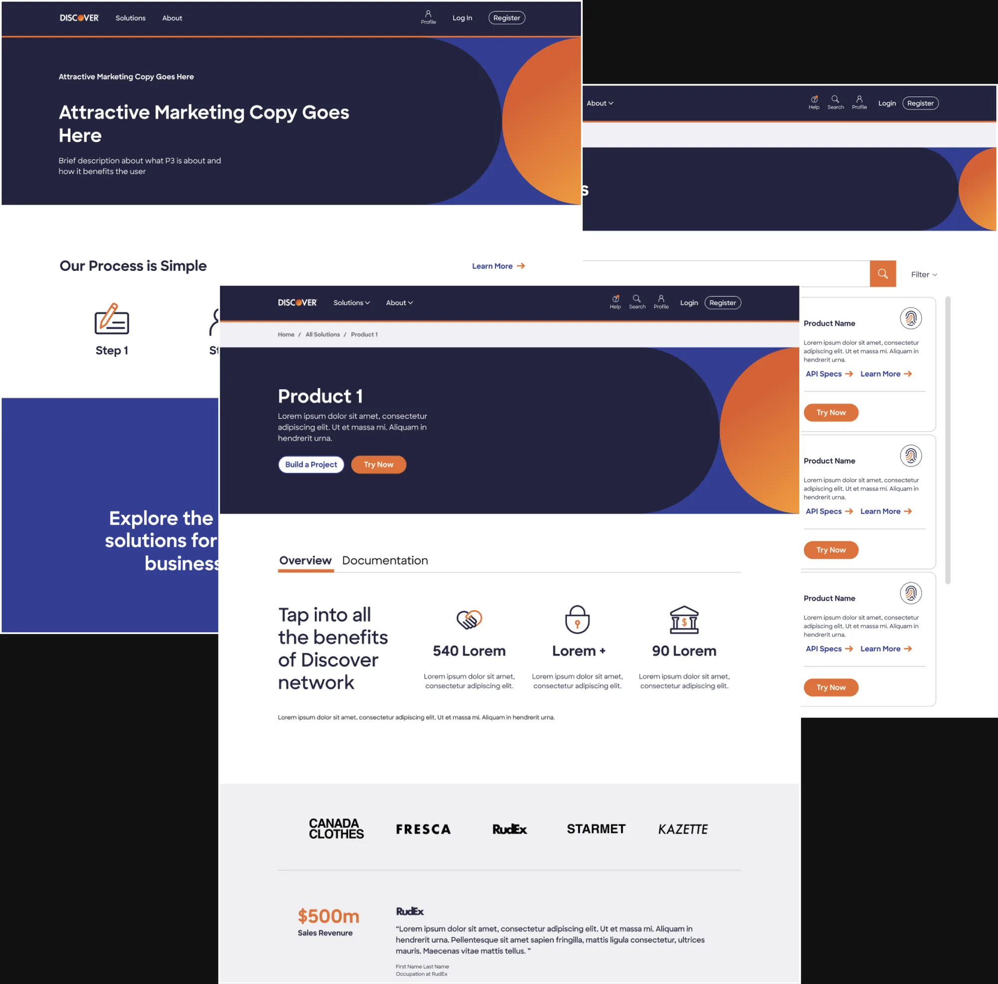 The Discover Partner Product Portal.